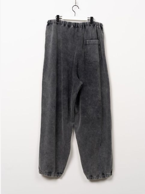 ブリーチド スウェット パンツ - Bleached Sweat Pants (BLACK)