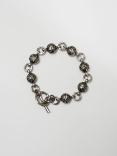 ”KMY ”Ball Chain BRACE - カミヤボールチェーンブレスレット - BLACK