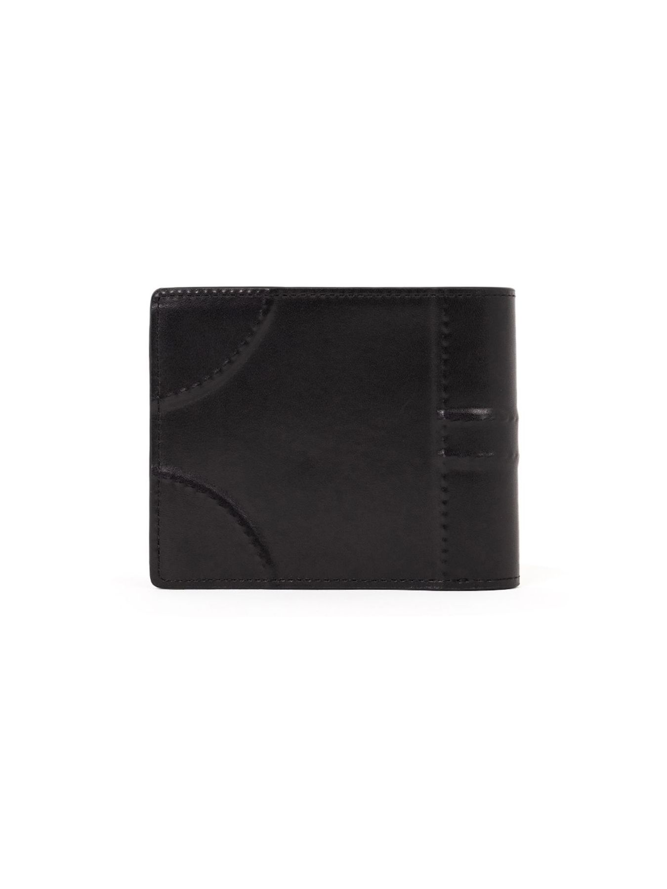 炙り出し二つ折り 財布 - インビジブルウオレット - BLACK