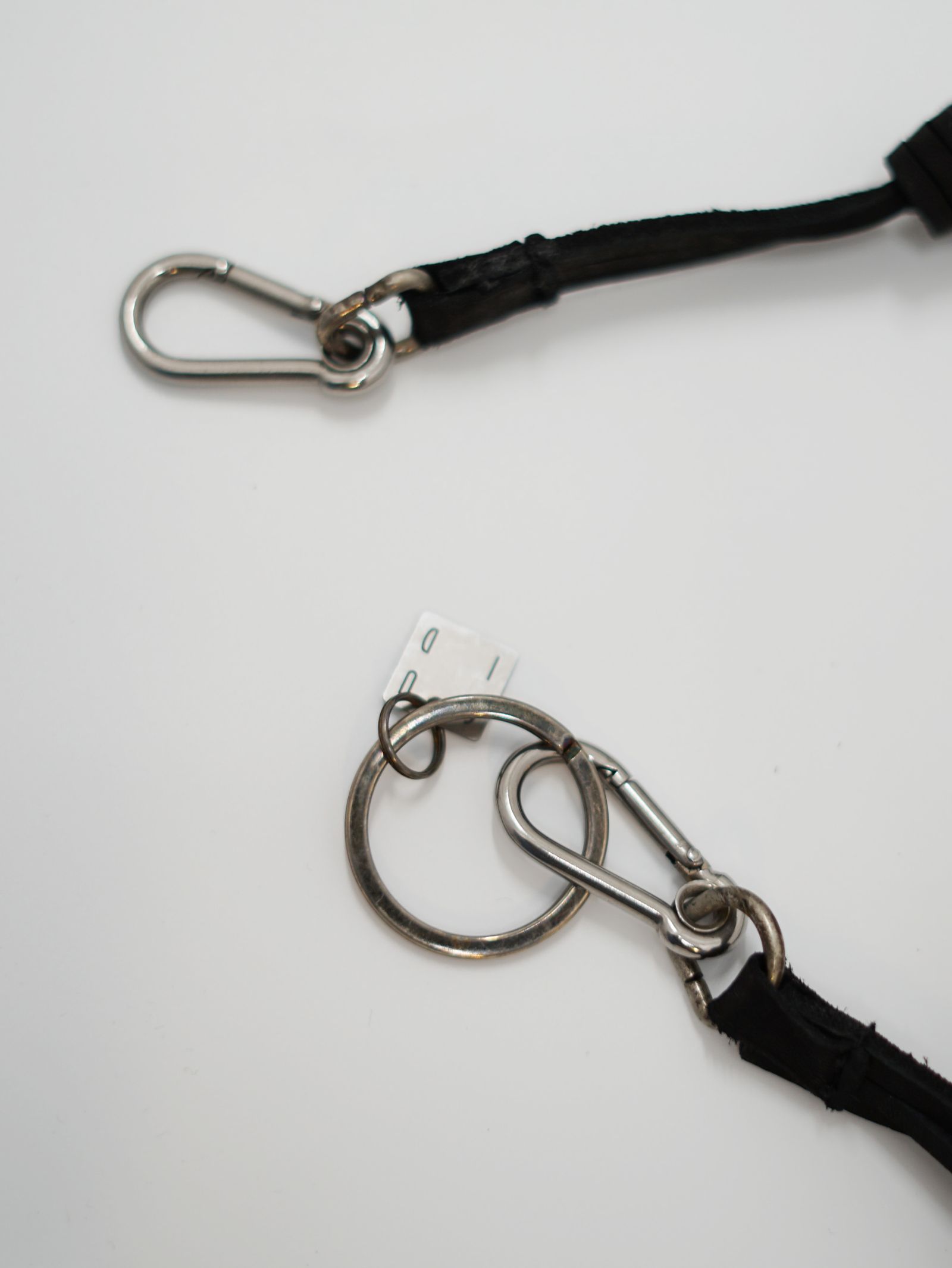 【CRD0】 キーチェーン/ ウォレットコード │ KEY CHAIN  GROPPONE FULL GRAIN (BLACK)