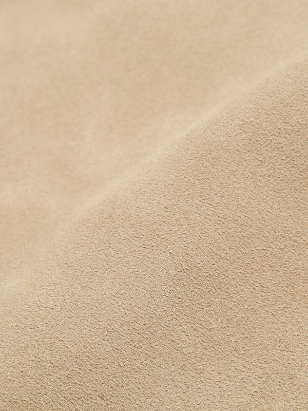 スウェードビッグトートバッグ - LIGHT BEIGE