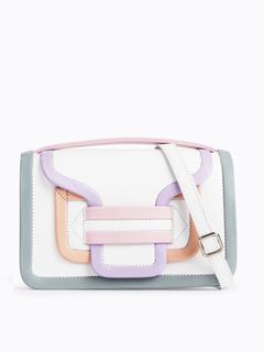 アルファ ハンドバッグ - ALPHA BAG - MULTI WHITE