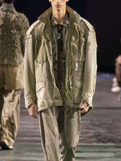 ディストレスド フィールドジャケット - Distressed Field Jacket (KHIKI)