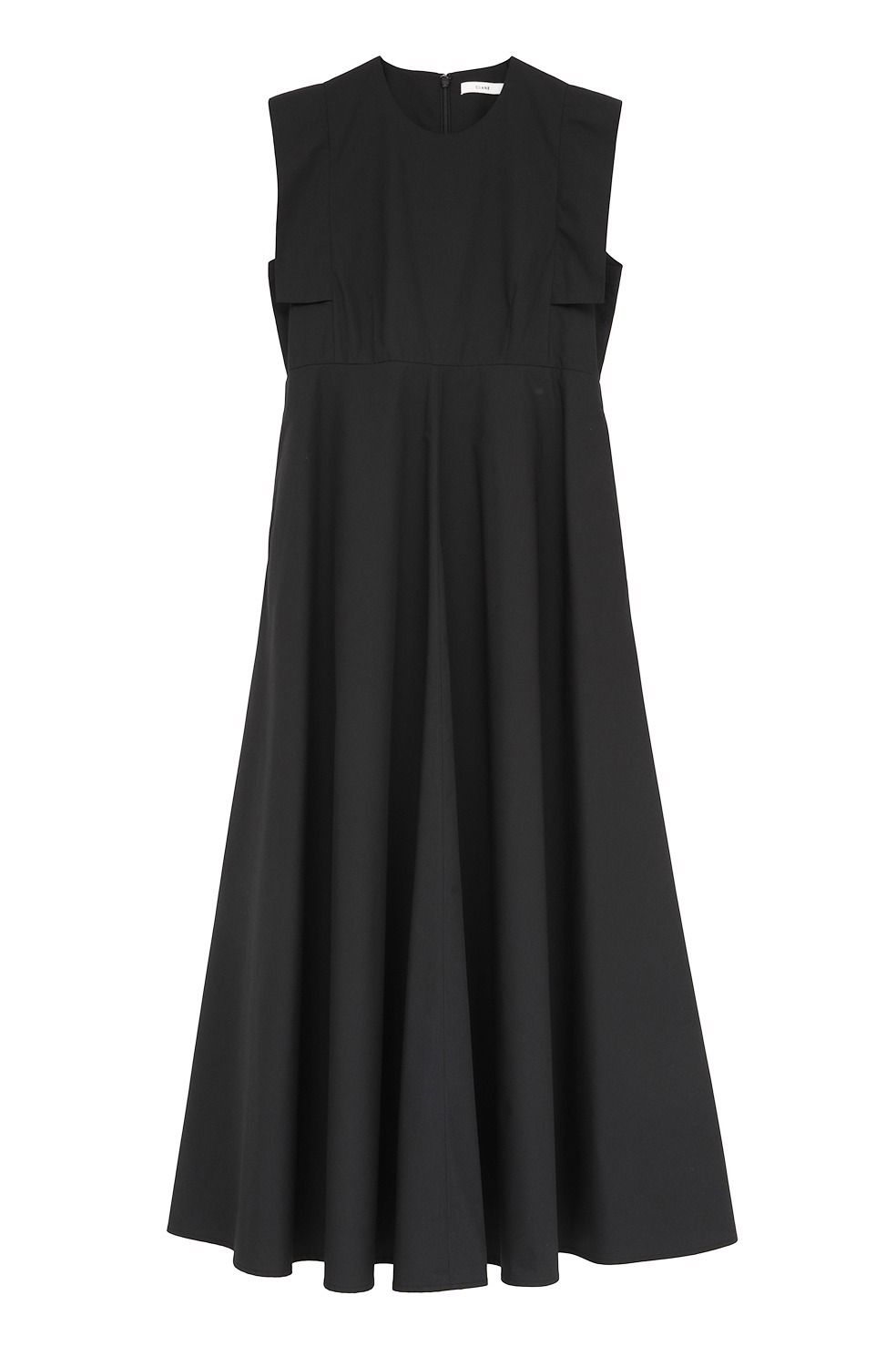 スクエアスリーブワンピース - SQUARE SLEEVE ONEPIECE (BLACK)