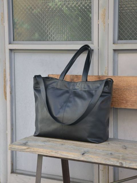 レザー ショルダー/トートバッグ -  LEATHER BAG