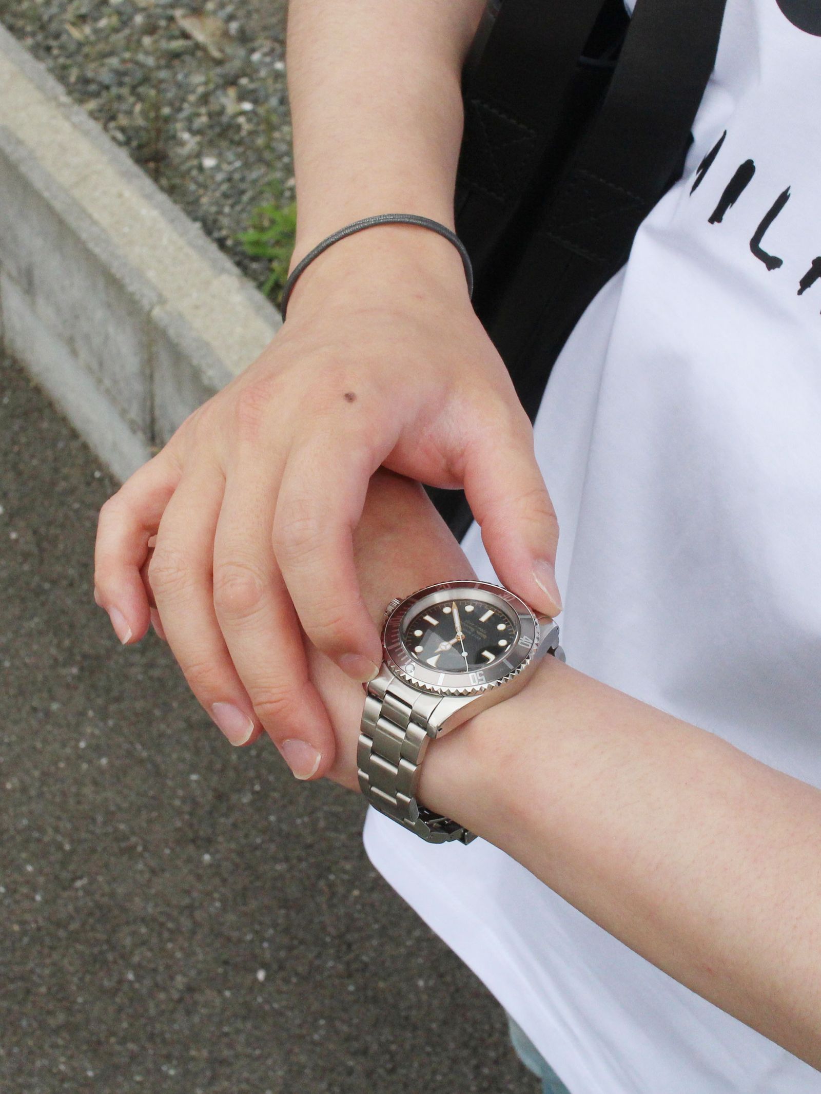 VAGUE WATCH GRY FAD バーグウォッチ グレーフェード-