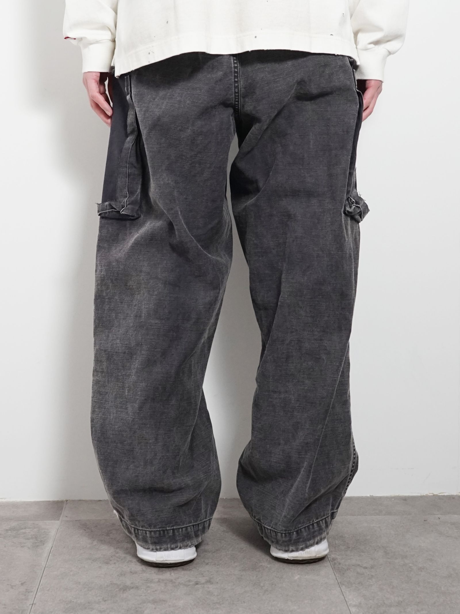 カーゴパンツ - CARGO TROUSERS - BLACK