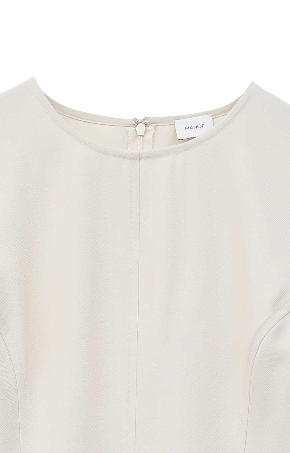 マノフ / MANOF スラッシュショルダートップス - SLASH SHOULDER TOPS - BLACK MANOF マノフ “SLASH SHOULDER TOPS” スラッシュショルダー