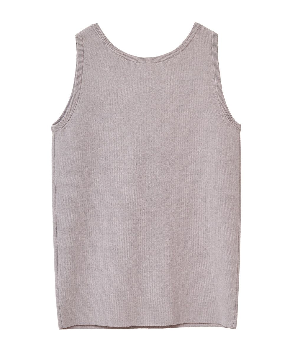 CLANE - ダブルフェイス ニット タンクトップ - W FACE KNIT TANK TOPS