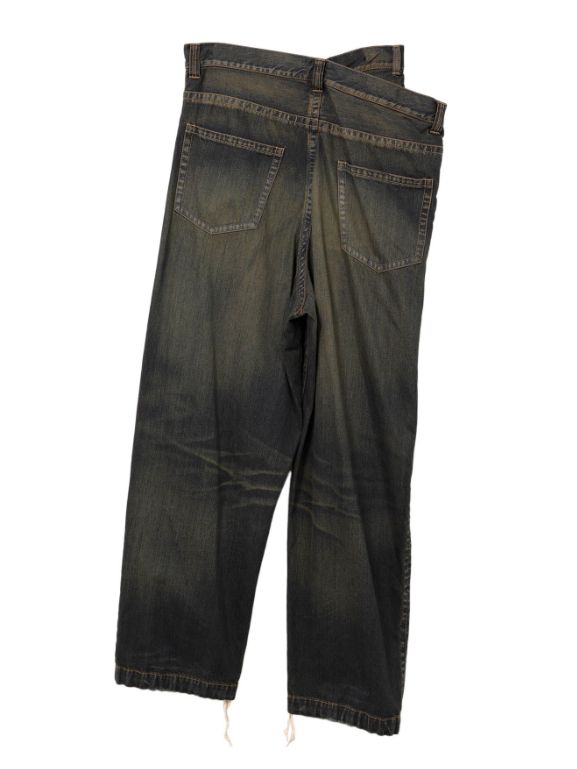 ヒュージーレイヤードデニムパンツ - Huge Layered Denim Pants INDIGO