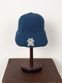 KMY BEANIE - カミヤロゴビーニー / ニットキャップ - BLUE