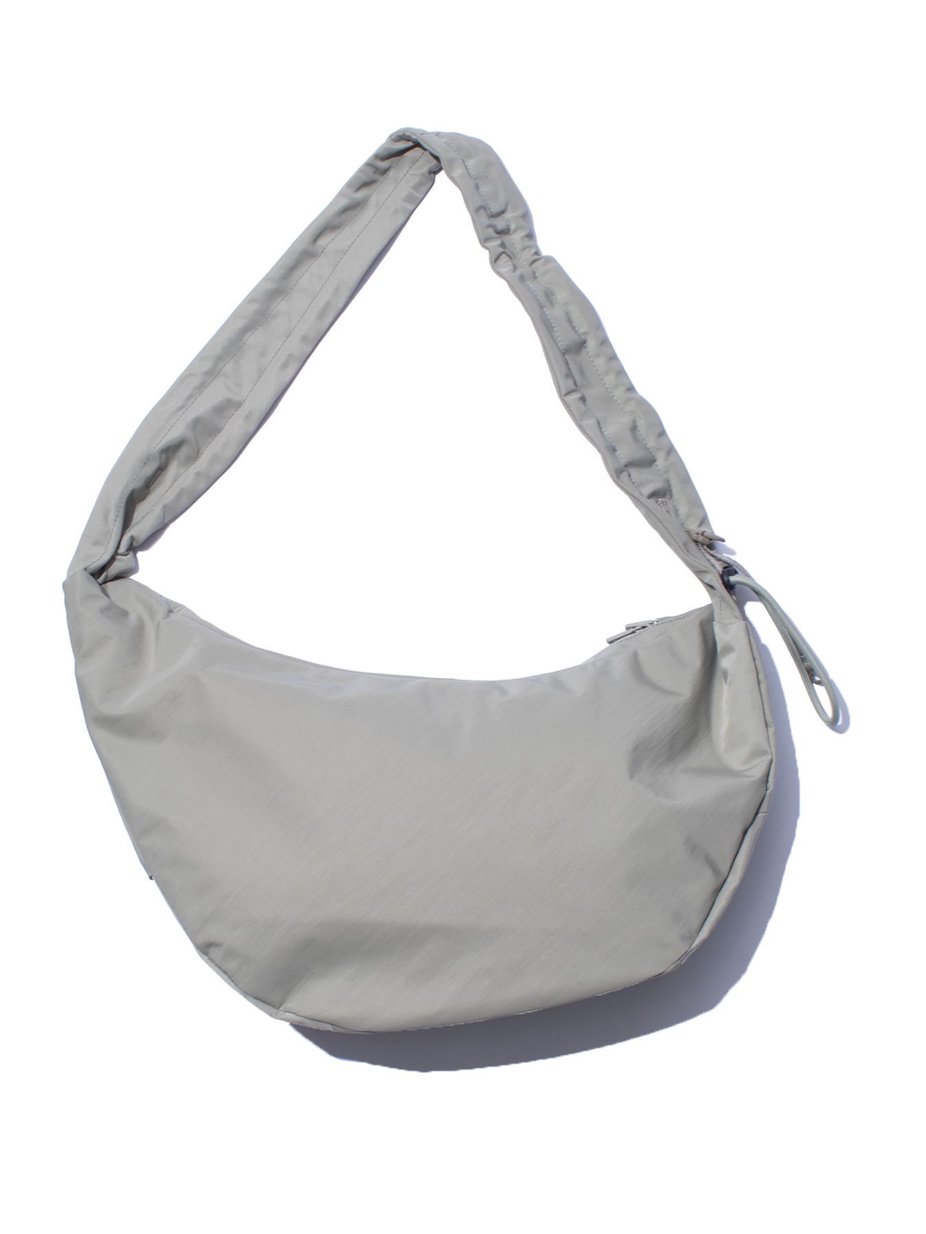 テクスチャード ツイル ボディバッグ  / TEXTURED TWILL BODY BAG （BEIGE)