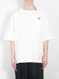 バックプリント ティーシャツ - Back Printed T-shirt - WHITE