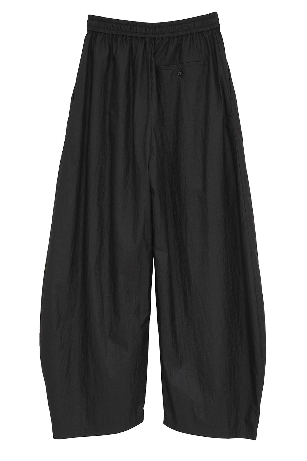 ナイロンイージーパンツ - CRINKLED SHEER NYLON PANTS(BLACK)