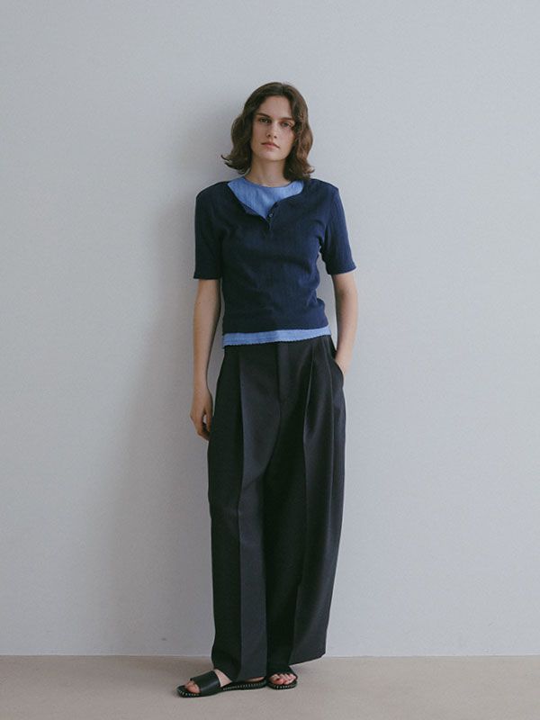 2パックアイレットTee （NAVY）