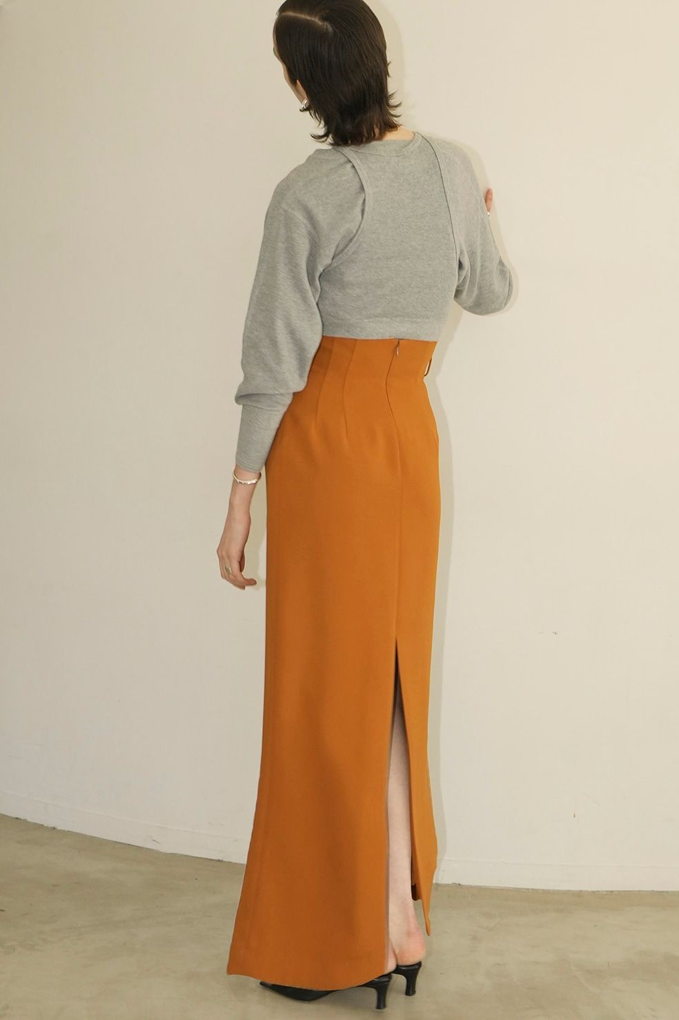 CLANE - ハイウエストマキシスカート - IVORY - HIGH WAIST STRAIGHT MAXI SKIRT | ADDICT WEB  SHOP