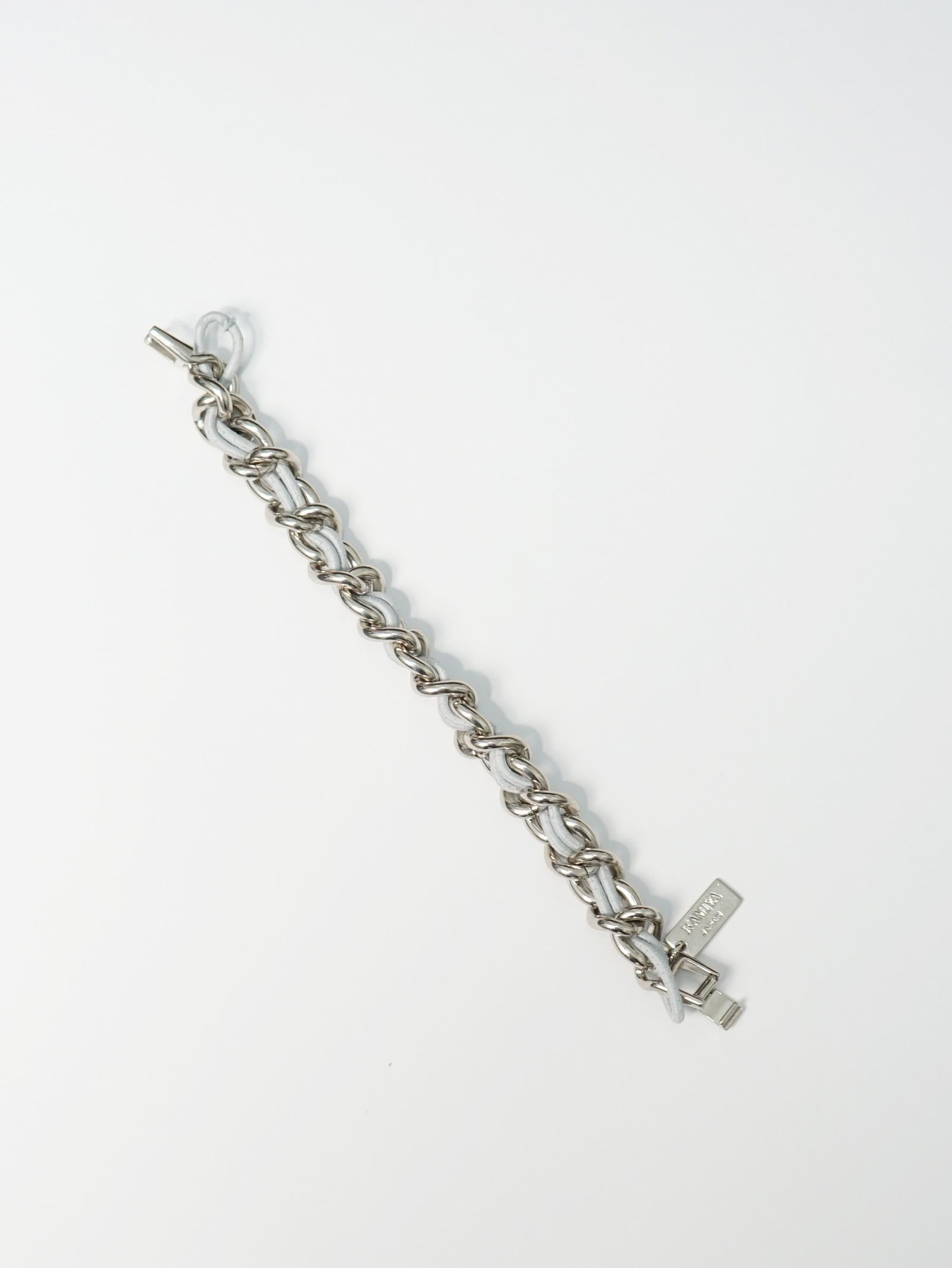 LACED CHAIN BRACELET - レースチェーン ネブレスレット - SILVER