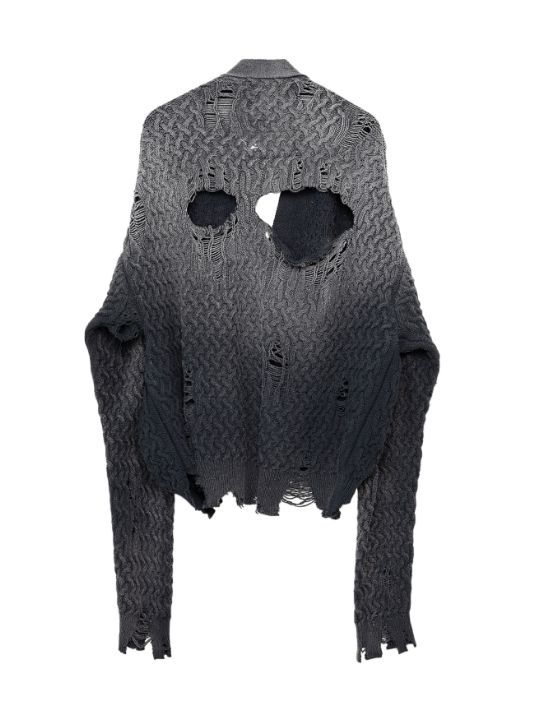 【レディース】 サンフェイデッドライクニットカーディガン - Sun Faded Like Knit Cardigan - BLACK