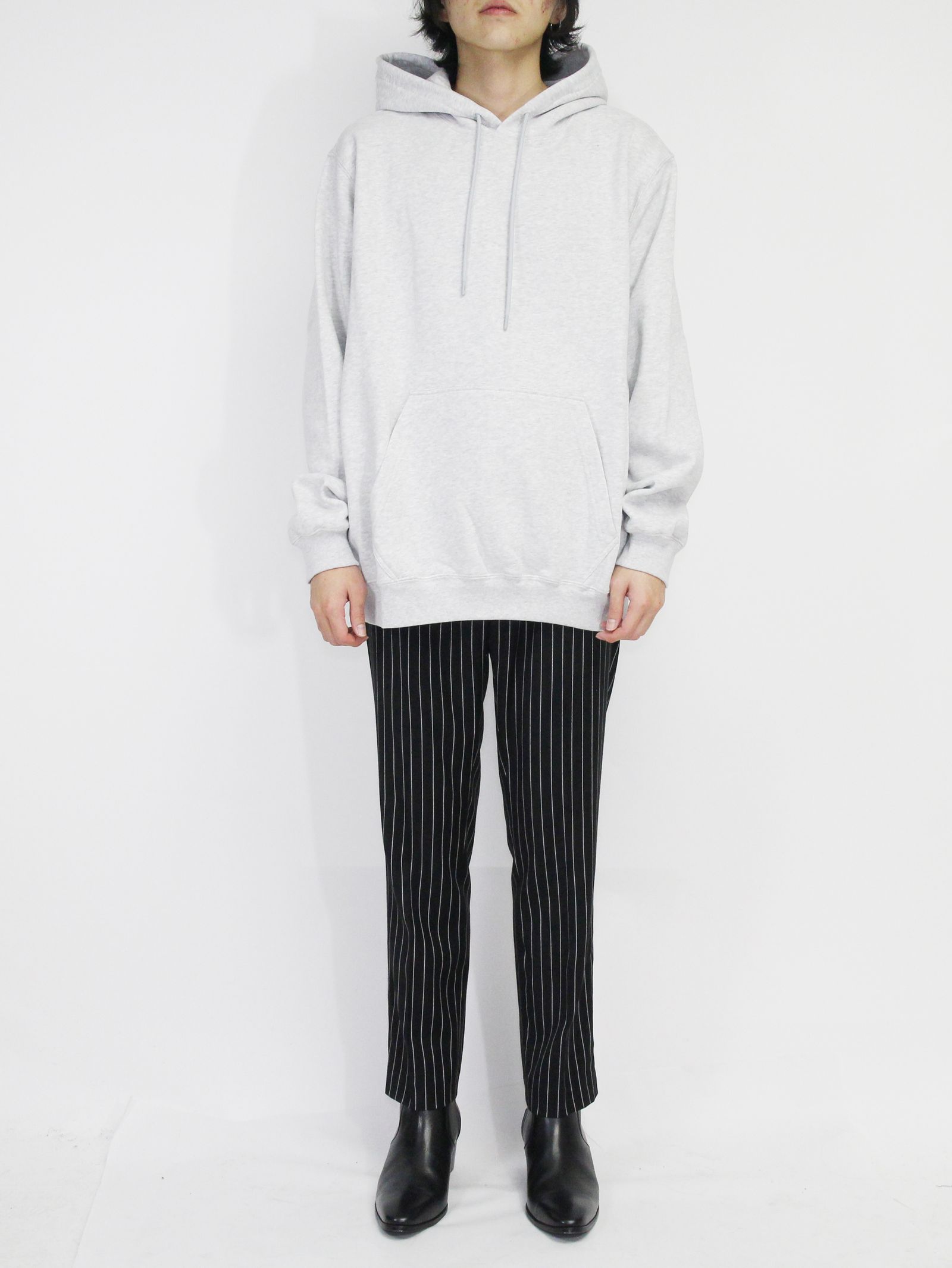 ロゴ フーディ - FELPA CON CAPPUCCIO LOGATO MSGM - GREY