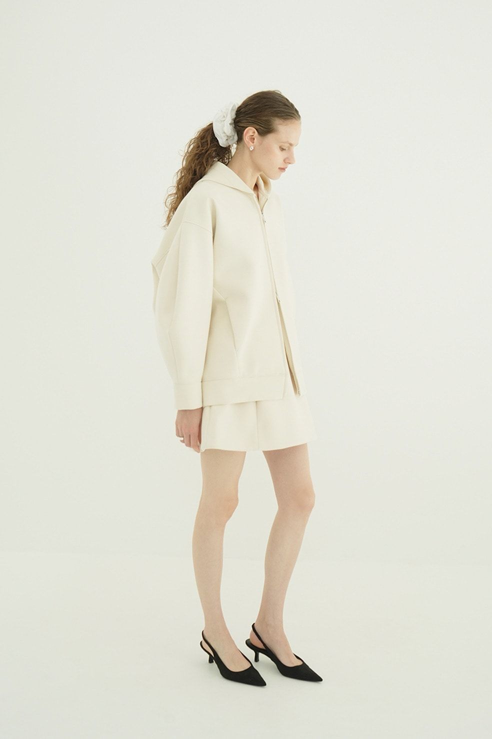 コンストラクティブボンディングフーディ -  CONSTRUCTIVE BONDING HOODIE (IVORY)