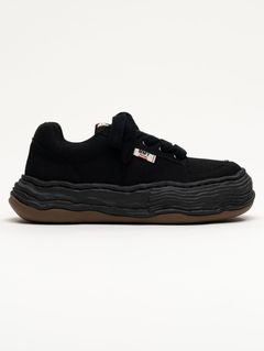 "OLIVER / オリバー" OG Sole Canvas Low-top Sneakers - オリジナルソールスニーカー（BLACK×BLACK）