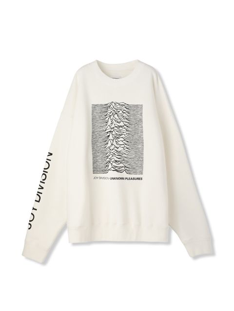× JOY DIVISION UNKNOWN PLEASURES SWEAT ｜スウェット プルオーバー（WHITE）