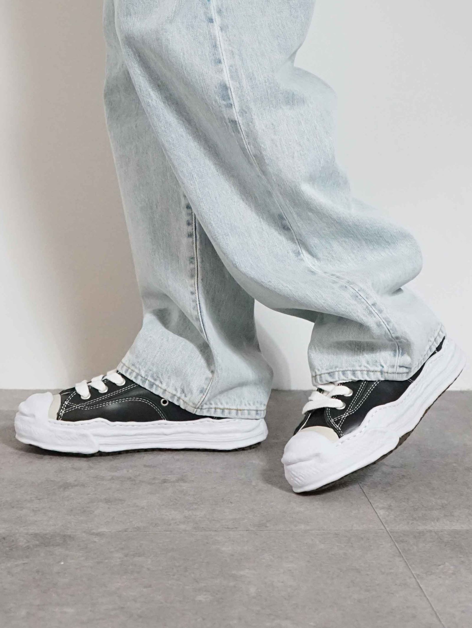 【in・stru(men-tal).】 ワイドデニムパンツ ユニセックス - INDIGO