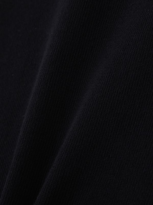 ハイツイストニットキャミソール （BLACK)