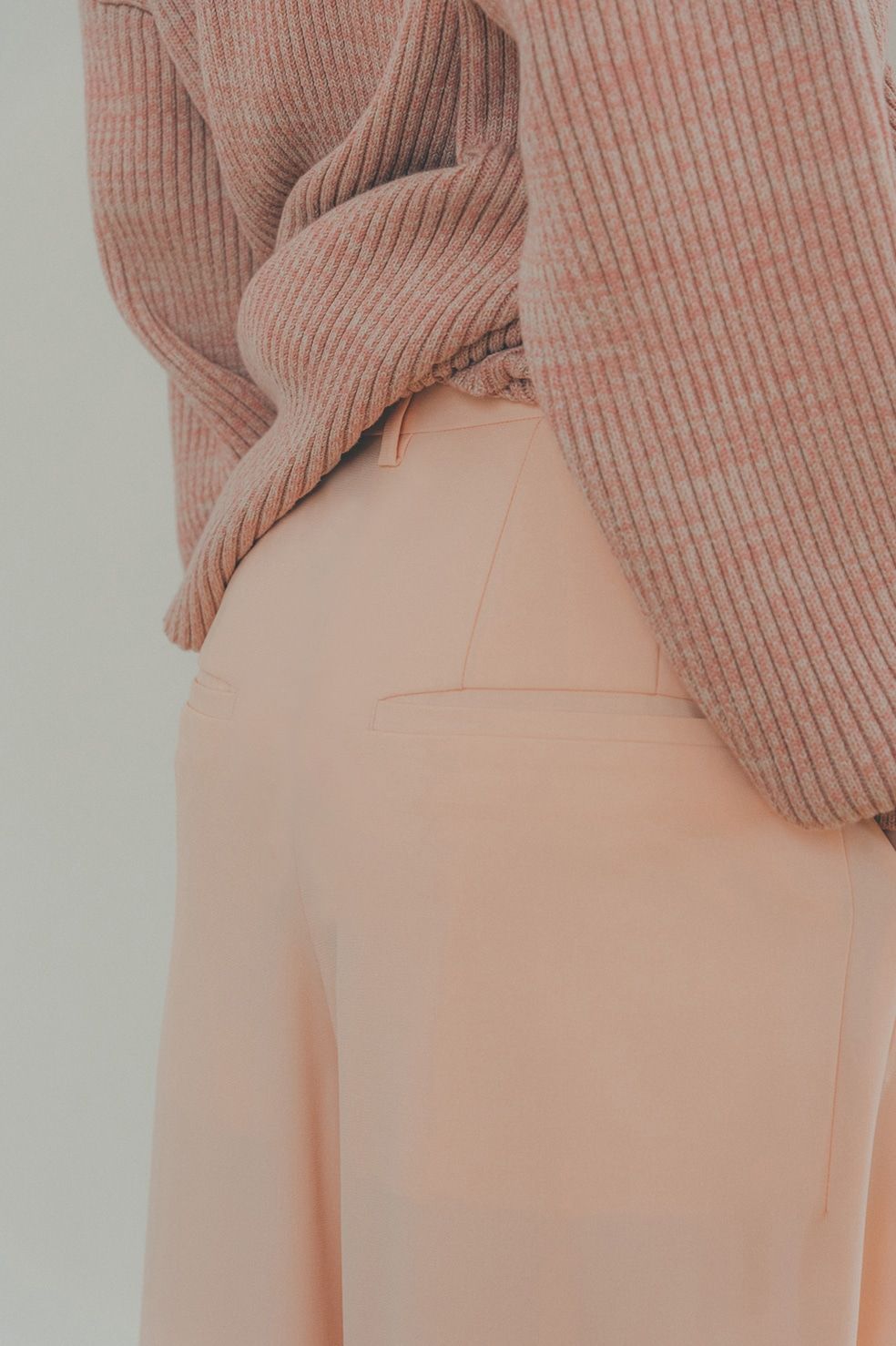 CLANE - 22SS ベーシックタックパンツ - BASIC TUCK PANTS - PINK