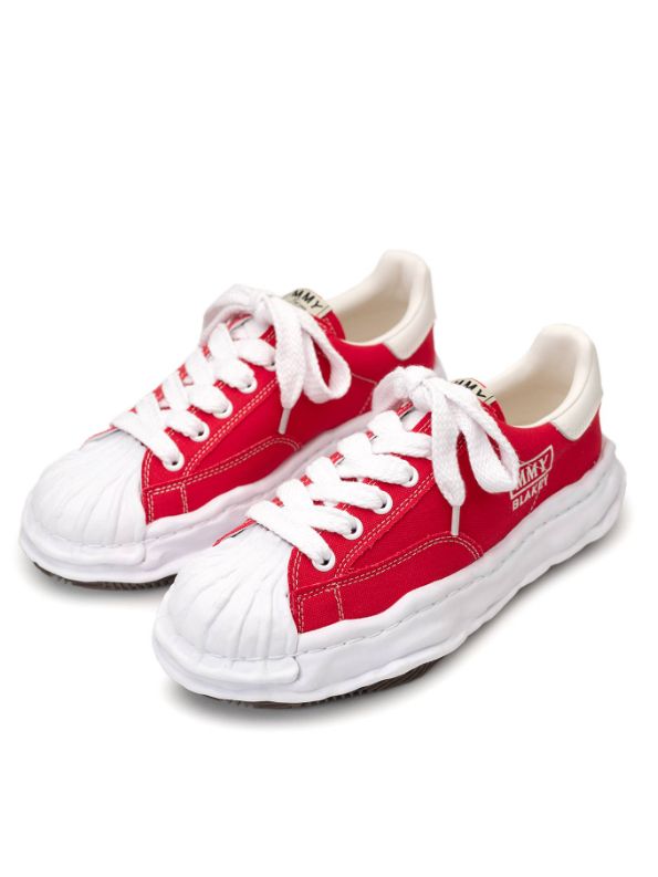 オリジナルソールスニーカー "BLAKEY / ブレイキー" RED -  OG Sole Canvas Low-top Sneaker -  A08FW735
