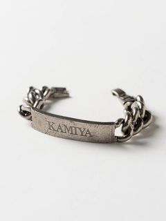 アイディー ブレスレット - KAMIYA ID Bracelet - BLACK（いぶし加工）