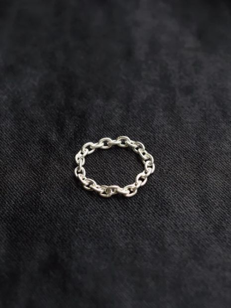 レンジリング SV シルバーカラー 指輪 シンプル ユニセックス アクセサリー