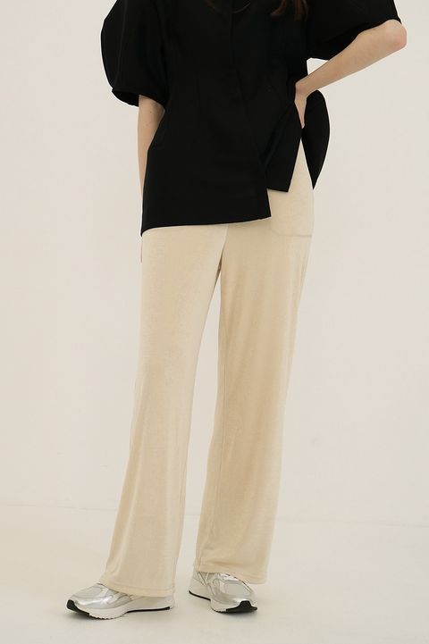 ジャージーパンツ - BRIGHT JERSEY PANTS IVORY