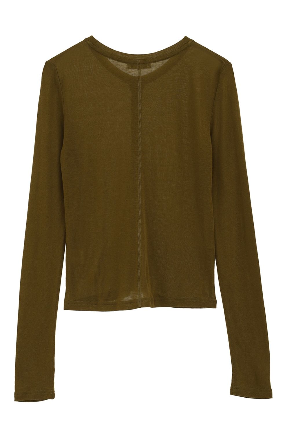 ソフトシアーレイヤードトップス - SOFT SHEER LAYERED TOPS(KHIKI)