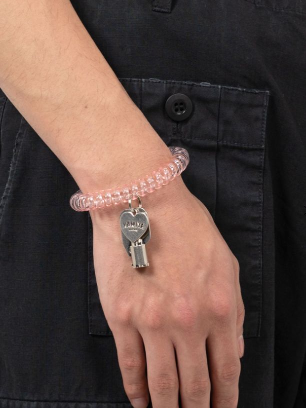 KEY CHARM BRACELET- キーチャームブレスレット - PINK