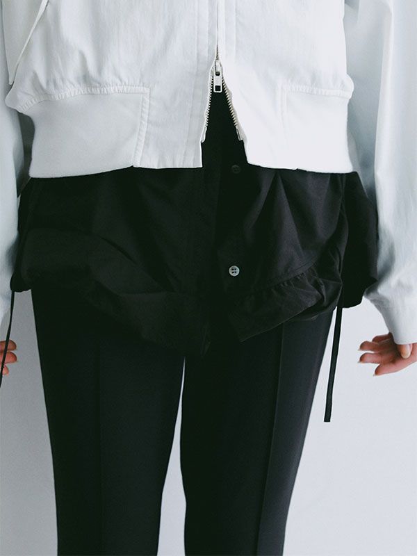 ハイストレッチトレンカ (BLACK)