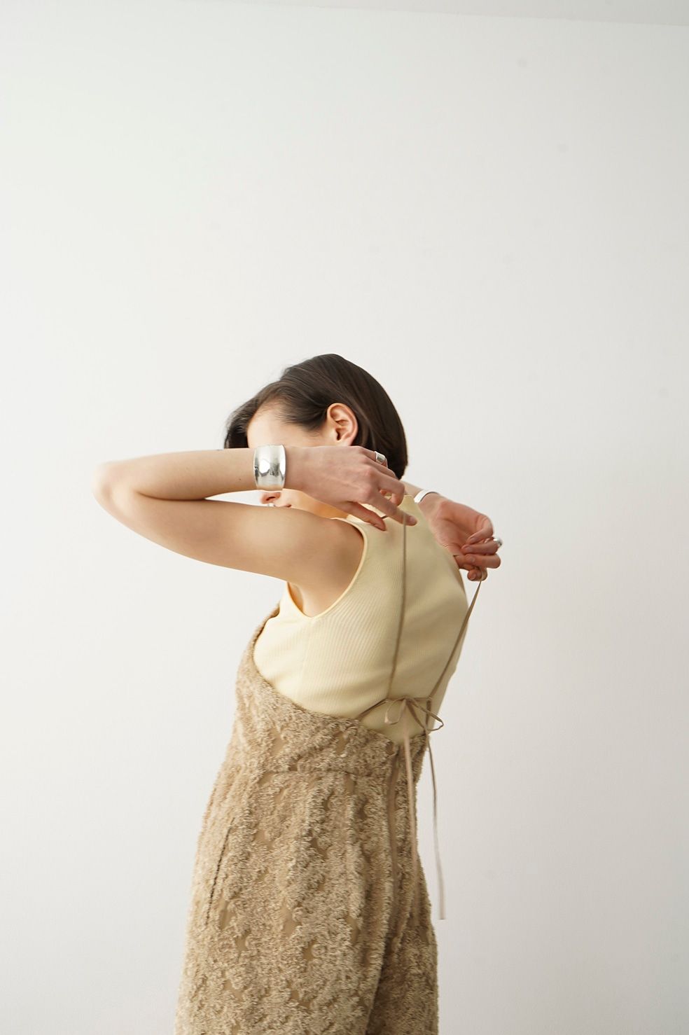 FRINGE CAMISOLE ALL IN ONE オールインワン-