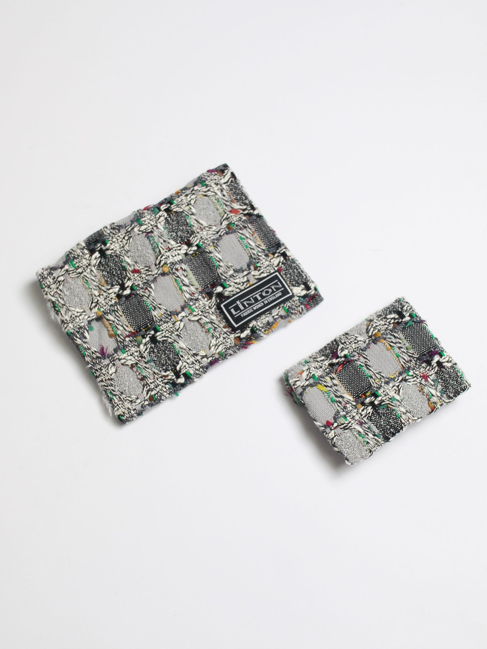 ツイードポーチセット - GREY