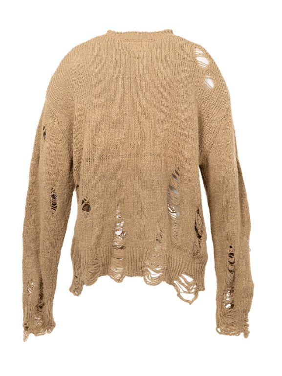 サンフェードライクニットセーター - Sun Faded Like Knit Sweater (BEIGE)