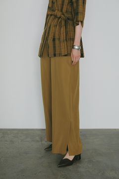 サイドベンツパンツ - SIDE VENTS PANTS CAMEL