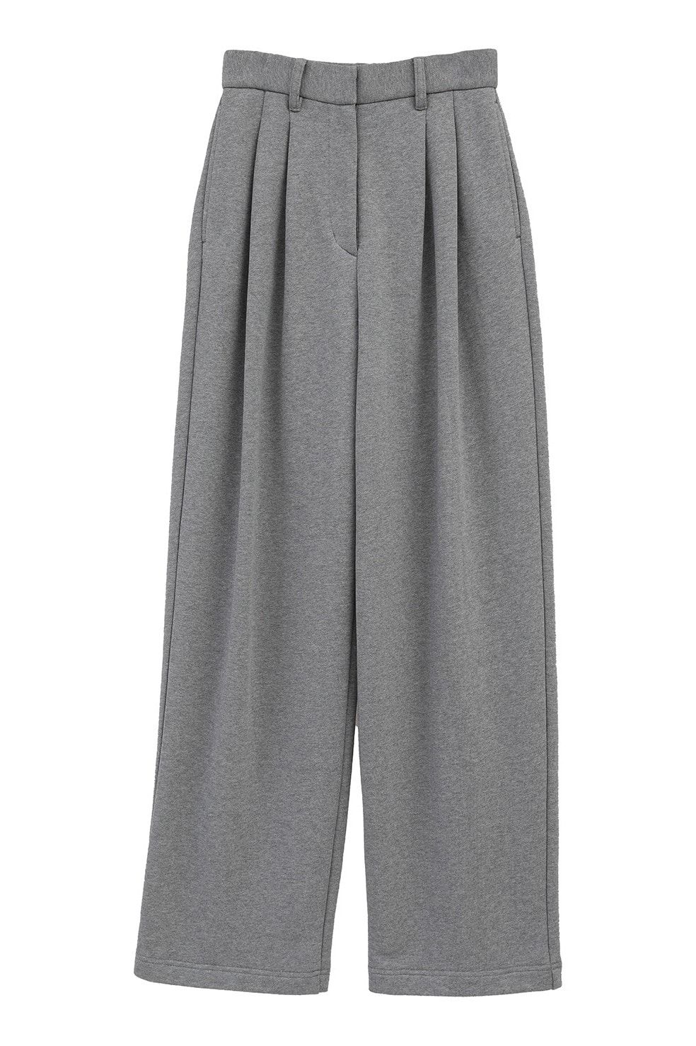 2タックスウェットパンツ - TWO TUCK SWEAT PANTS (GREY)