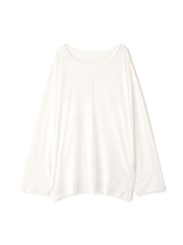 センターピンタックシアーロンTee (WHITE)