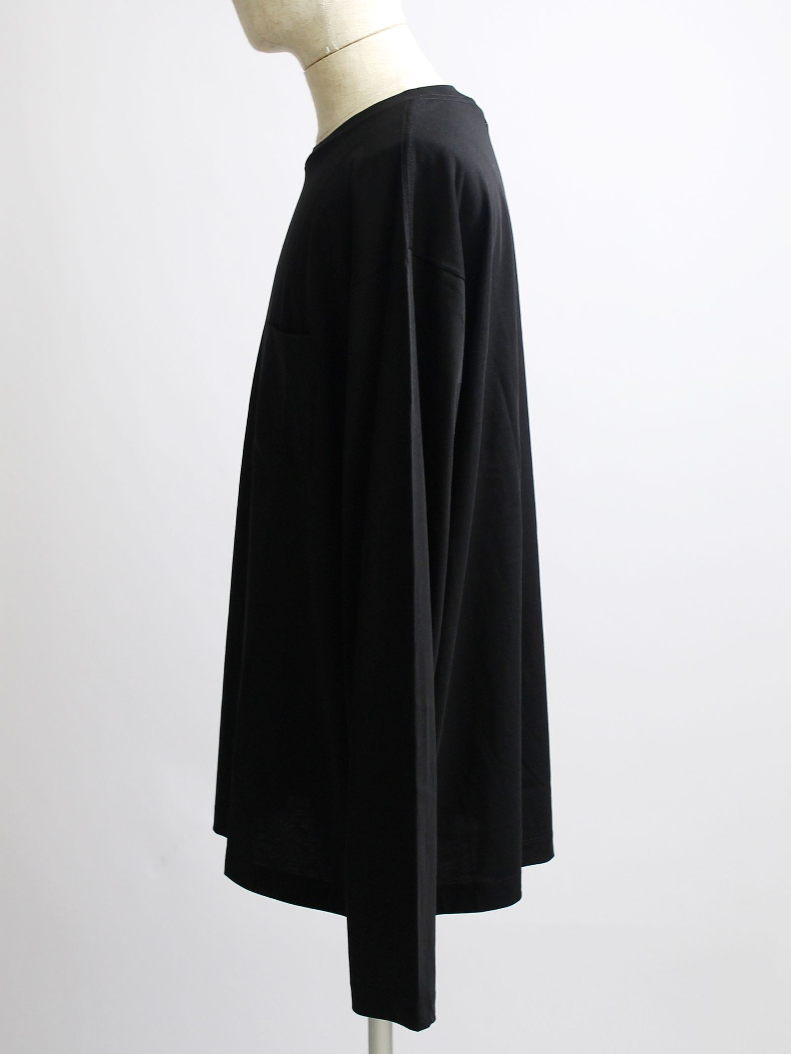 "POCKET TEE L/S - Technorama  - BLACK