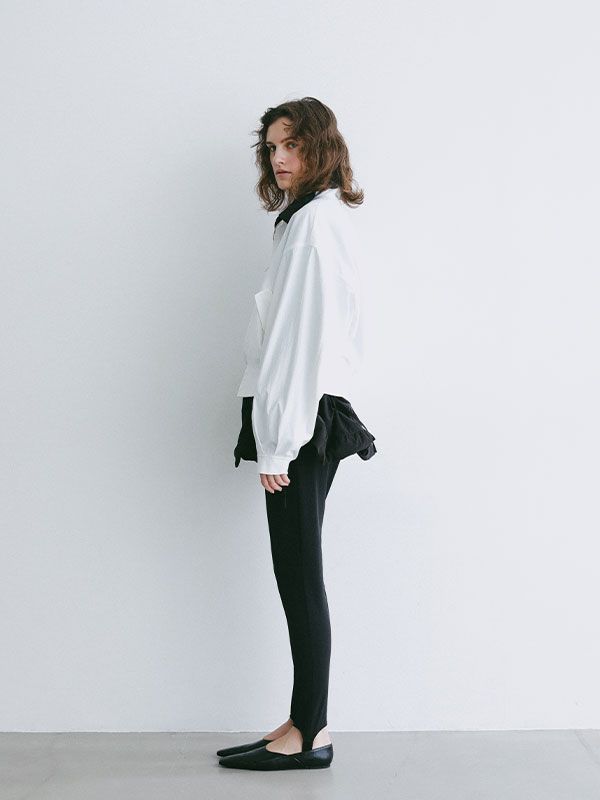 ハイストレッチトレンカ (BLACK)