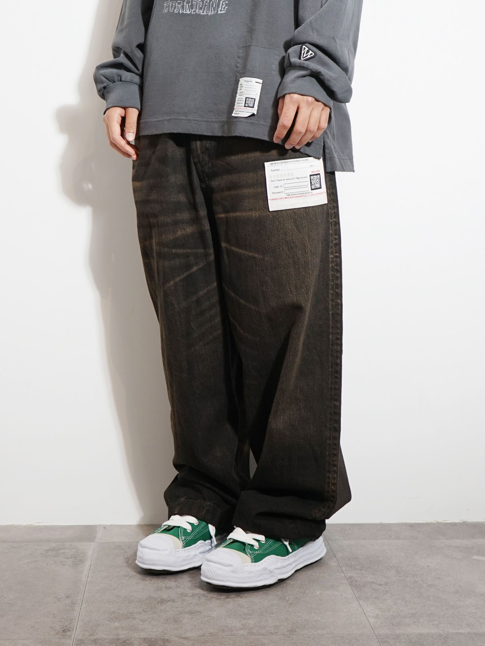 Maison MIHARA YASUHIRO - ヒュージーレイヤードデニムパンツ