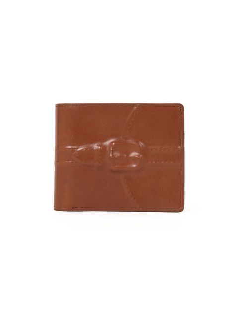 炙り出し二つ折り 財布 - インビジブルウオレット - BROWN