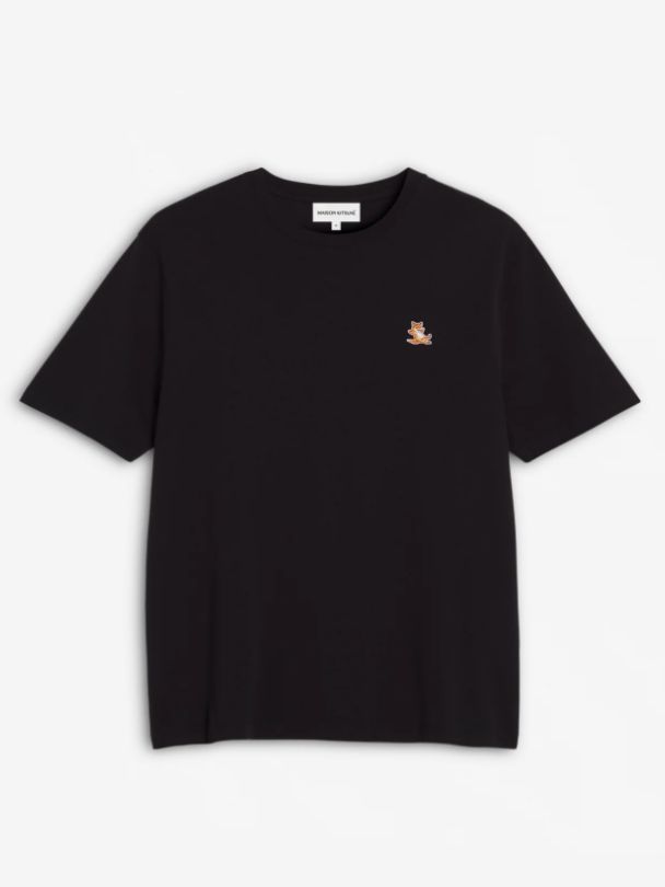 【メンズ】 チラックス フォックス パッチ レギュラー Tシャツ - BLACK