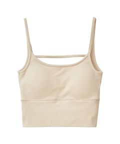 ブラ トップス - BACK STRAIGHT LINE BRA TOPS - BEIGE