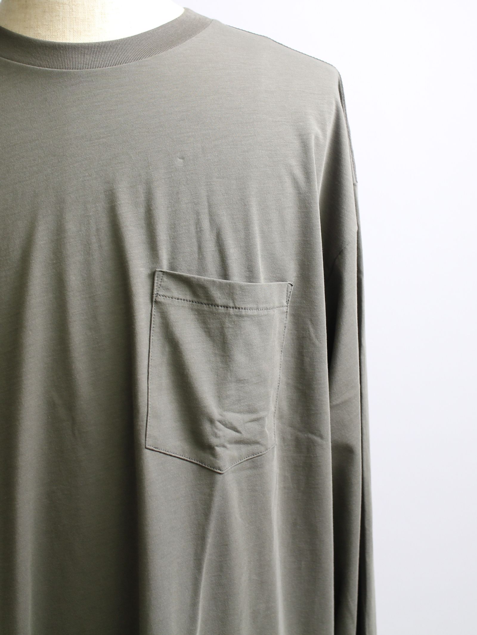 "POCKET TEE L/S - Technorama  - OLIVE