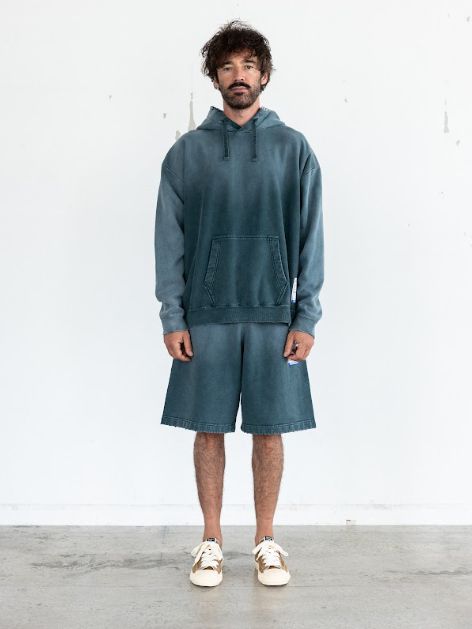 ディストレストフーディ/ パーカー - DISTRESSED HOODIE - GREEN